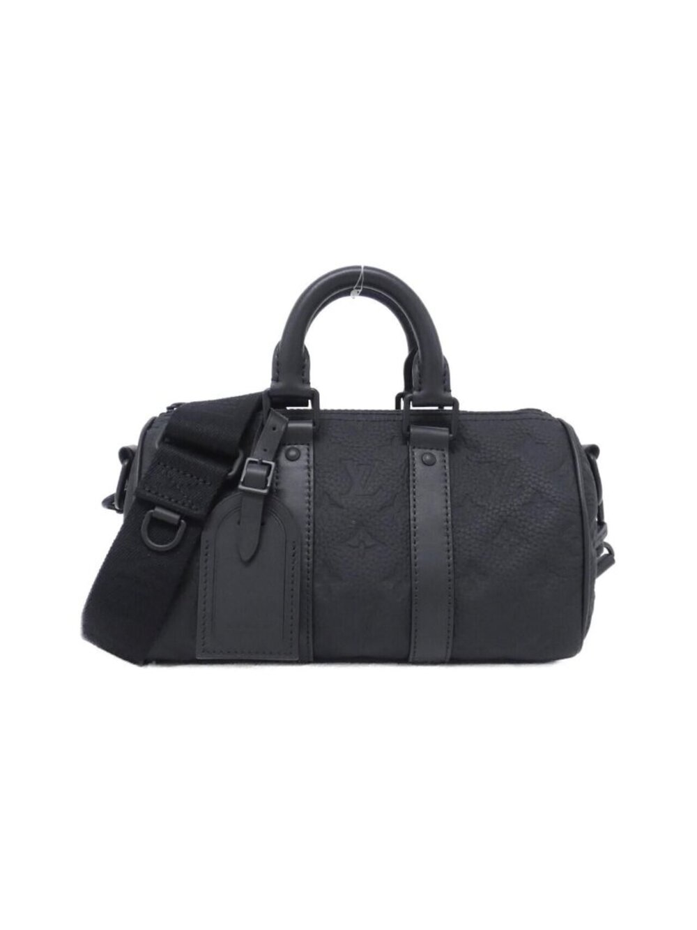 Louis Vuitton Taurillon Monogram Keepall Bandouliere 25 Boston Bag